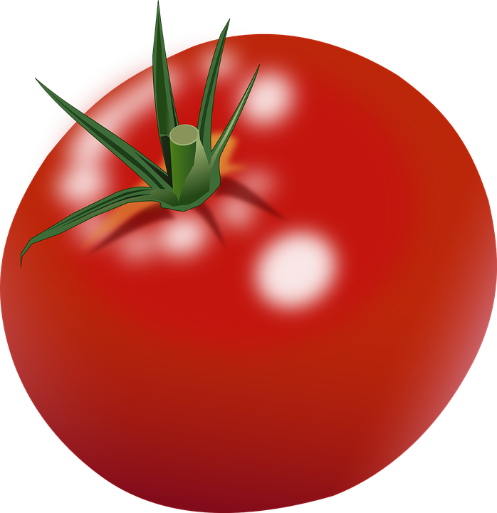 Tomato Clipart Healthy Food - Clip Art Tomato (698x720)