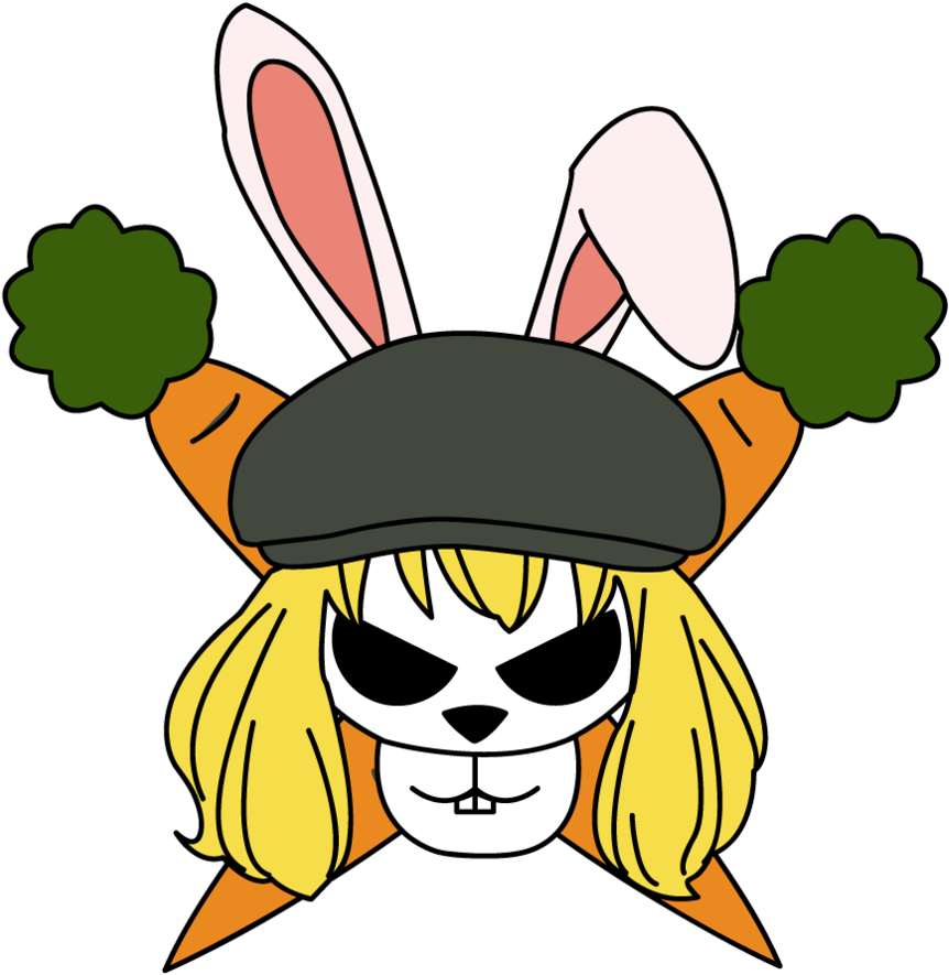 Carrot Jolly Roger By Vancent7 - One Piece Nakama 11 Carrot (894x894)