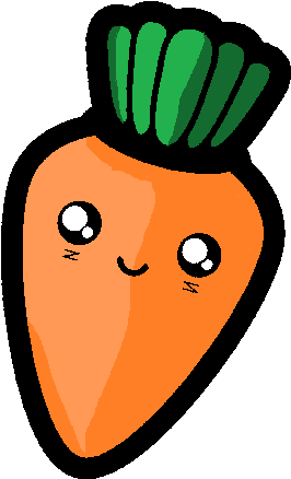 Carrot Kawaii By Bytutosgirl123 - Kawaii Carrot (600x470)