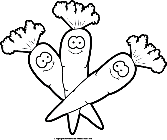 Carrots Name - Line Art (567x475)