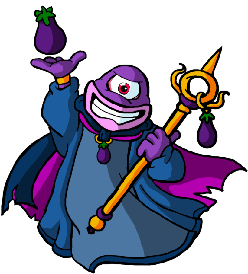 Eggplant Wizard By Nintendragon8 - Eggplant Wizard (835x956)