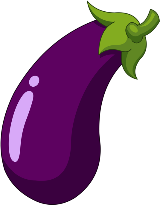 Eggplant Cartoon Royalty-free Clip Art - รูป วาด มะเขือ ม่วง (800x800)