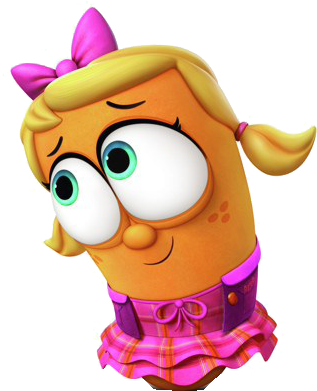 Laura-carrot - Veggietales (400x412)