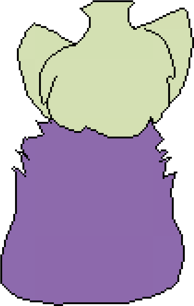 Furry Eggplant - Illustration (1200x1200)