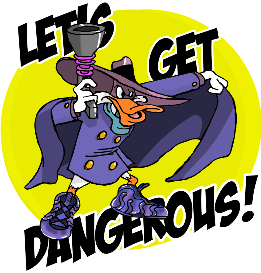 Darkwing Duck In Eggplant Foamposite By Swyersd - Internet Is Serious Business (900x898)