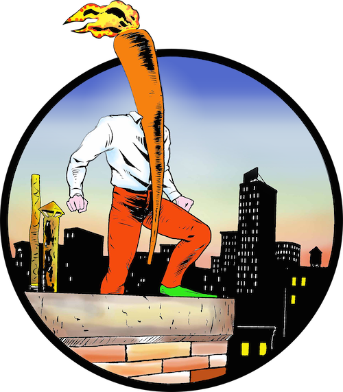 Flaming Carrot Comics - Flaming Carrot Comic (500x571)