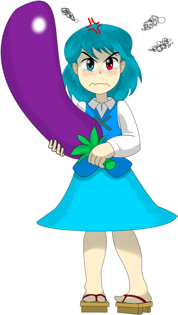 Kogasa Looks Like An Aubergine By Giantcavemushroom - Cartoon (685x1165)