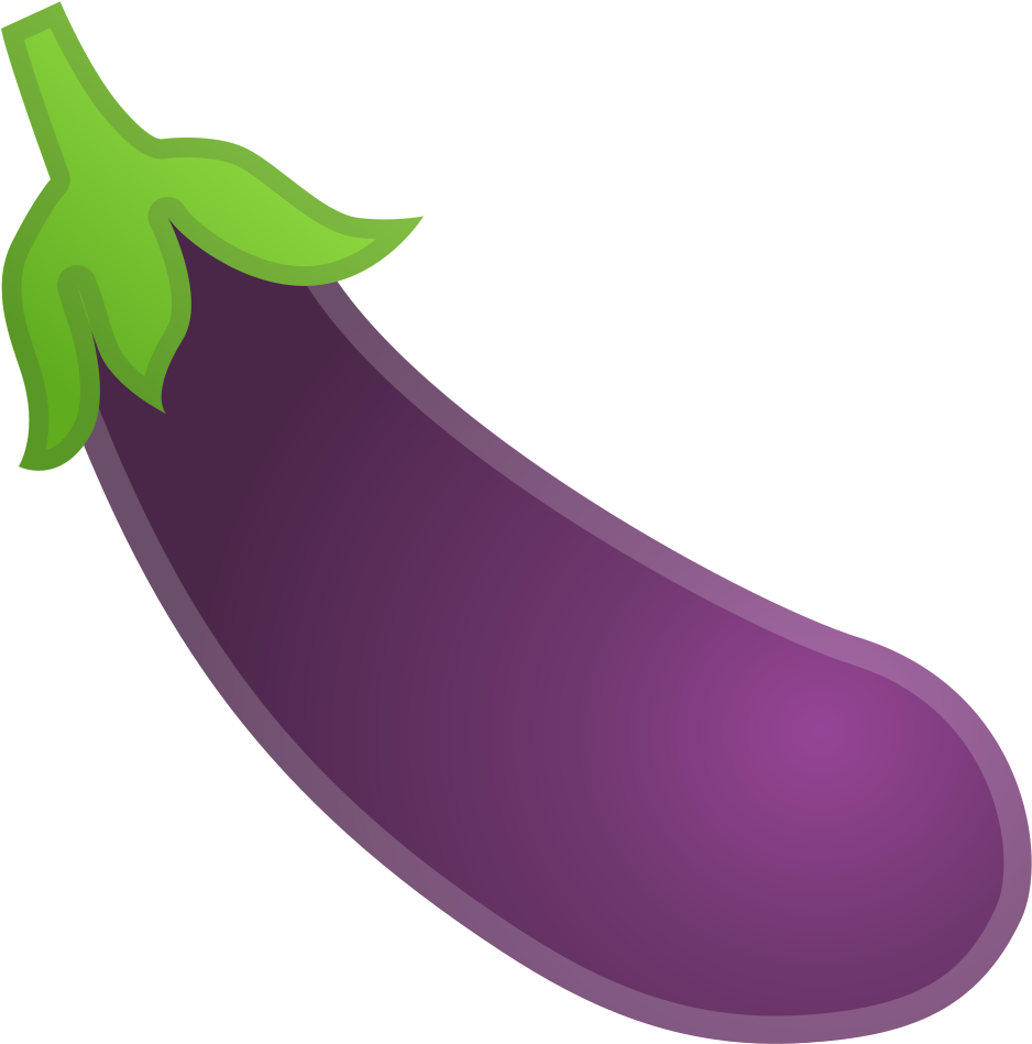 Eggplant Icon - Berenjena Emoji Png (1024x1024)