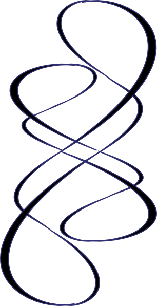 Blue Divider Line Clipart Cliparthut Free Clipart Nd5vo9 - Portable Network Graphics (306x596)