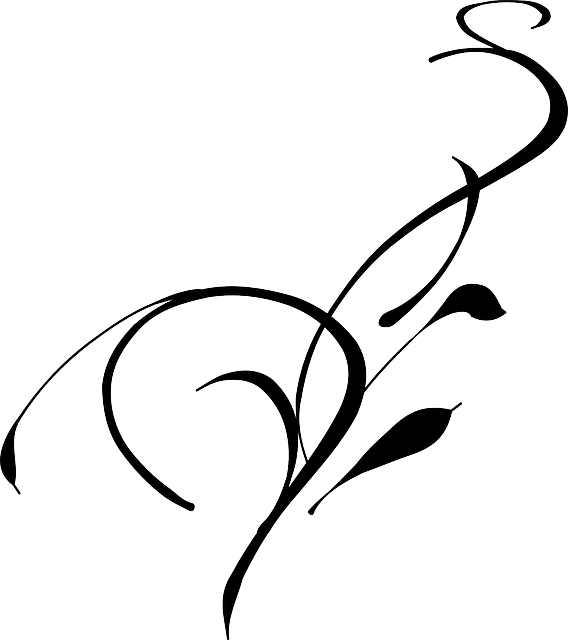 Black, Green, Celtic, Corner, Tribal, Simple, Outline - Vine Clip Art (568x640)