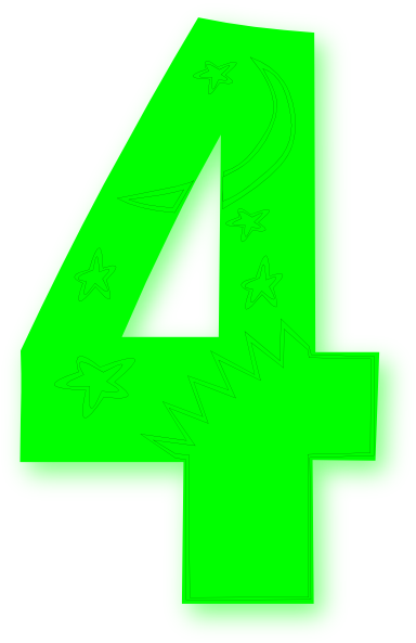 Lime Green Number 4 (384x593)