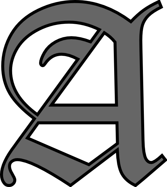 Shop “fancy Alphabet” In Visual - Fancy Letter A Png (534x596)