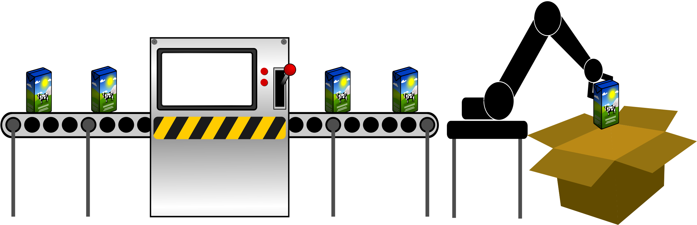 With Robot Arm - Robotic Arm (2400x787)