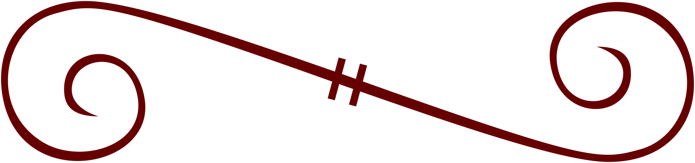 Ornamental Clipart Scroll - Horizontal Rule (3186x750)