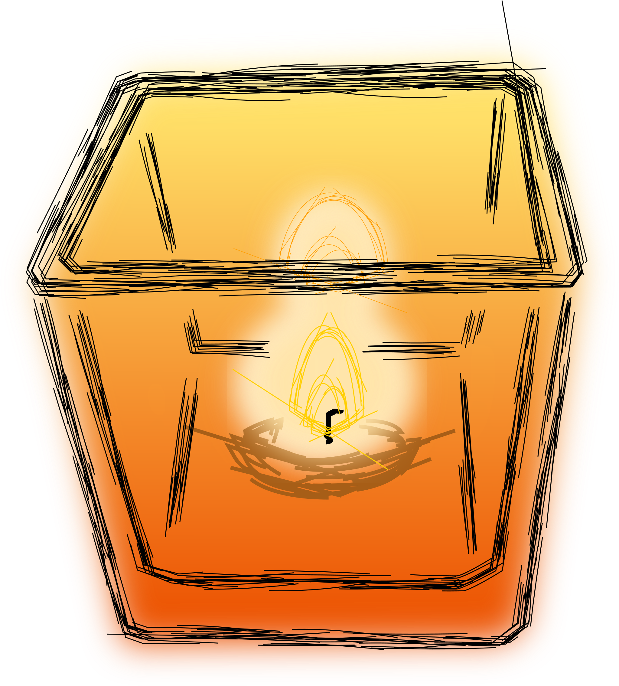 Clipart - Votive Candle (2351x2400)