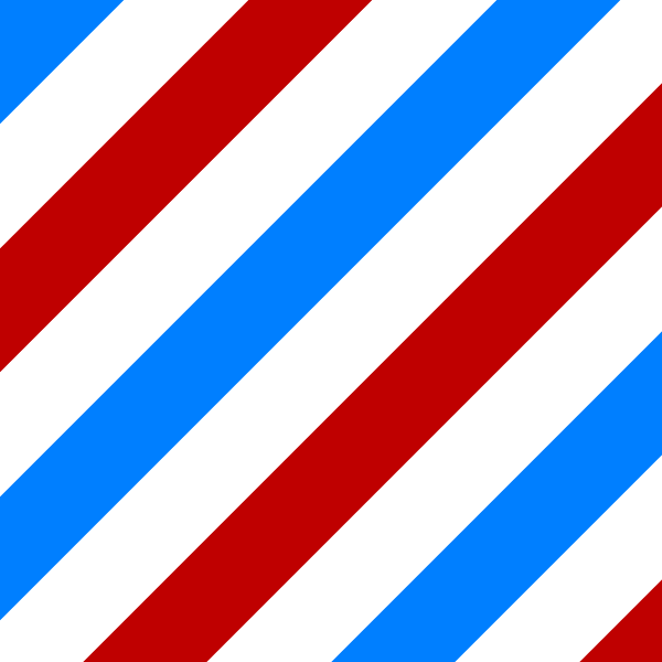 Stripes Clipart Transparent - Blue And Red Stripes (600x600)