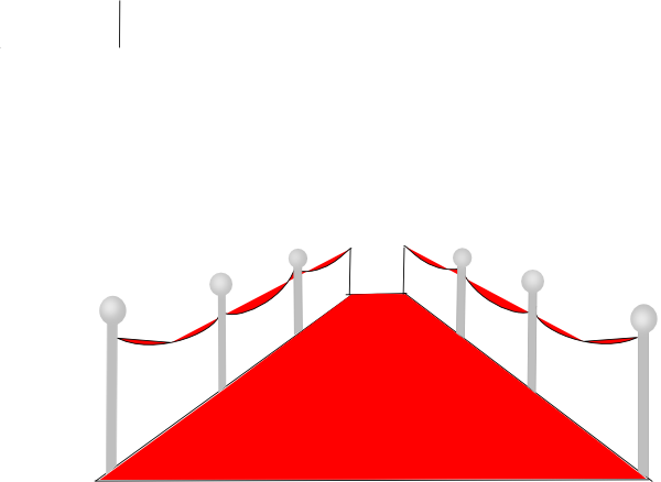 Red Carpet Clipart Transparent (600x438)