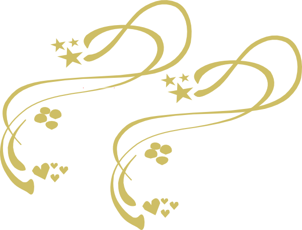 Gold Design Clip Art - Lines, Vines And Trying Times (600x458)