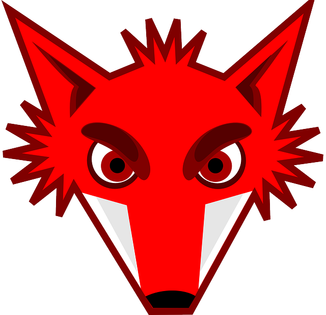 Mammals Animals, Head, Red, Silhouette, Face, Cartoon, - Fox Face Cartoon (640x618)