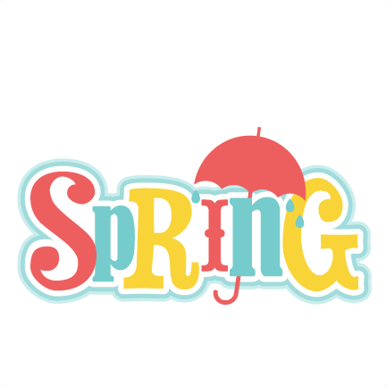 Spring Title Svg Cutting File For Scrapbooking Cute - Scrapbooking (432x432)