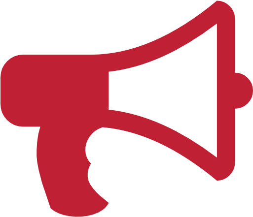 Bull Horn Announcer Red - Bullhorn Icon Png (512x512)