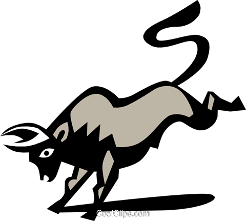 Cool Bull Royalty Free Vector Clip Art Illustration - Hair Color Incomplete Dominance Or Codominance (480x431)