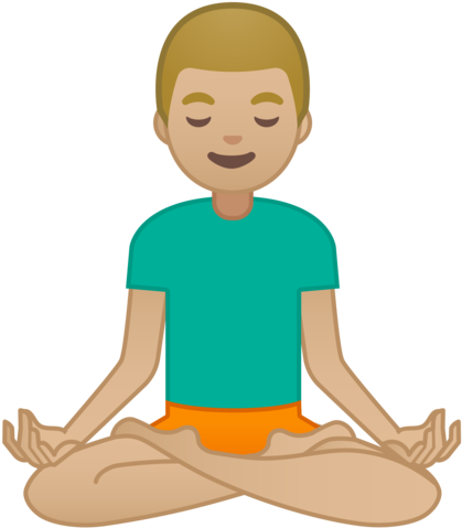 Picture Library Download Google Android Oreo - Meditation Emoji (512x512)