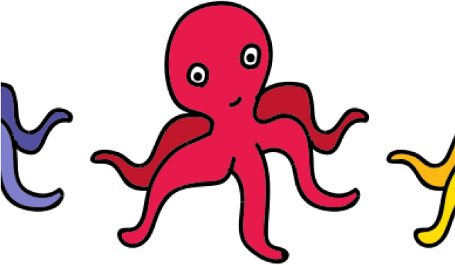 Octopus Clipart Arm - Kartun Gurita Lucu (640x480)