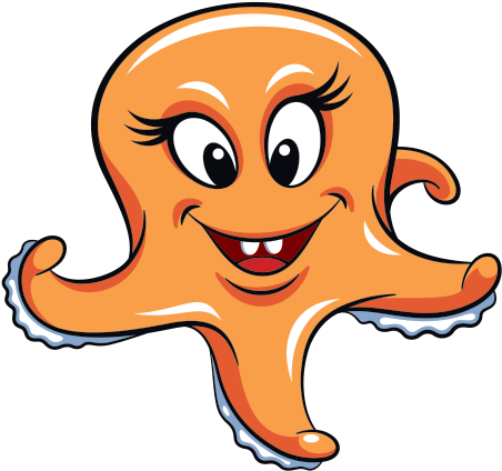 Banner Library Download Printed Vinyl Happy Cute Female - Marine Mammal (600x600)