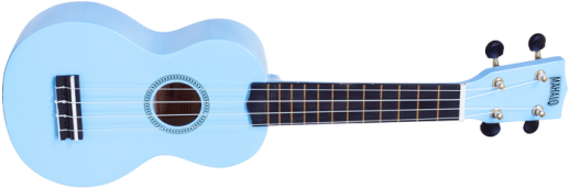Mahalo Rainbow Series Soprano Transparent Background - Light Blue Mahalo Ukulele (520x356)