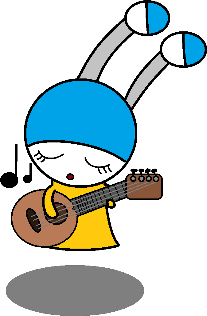 [fan-art] Dinana Is Playing On Uke By Madaxer - Cartoon (728x1056)