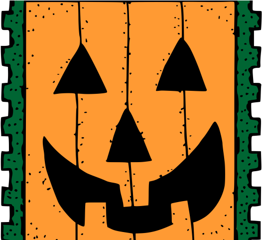 Stamp Clipart Halloween - Halloween Postage Stamp Clipart (640x480)
