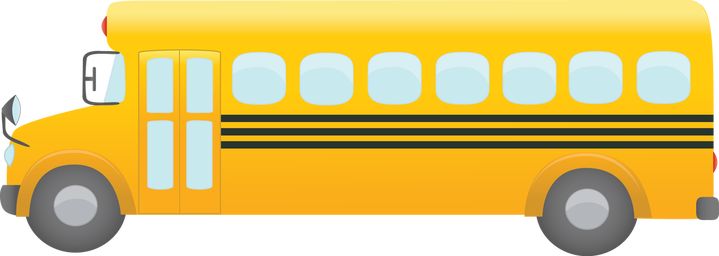 **all Field Trips, Including Swimming Lessons, Will - School Bus Clipart .png (719x256)