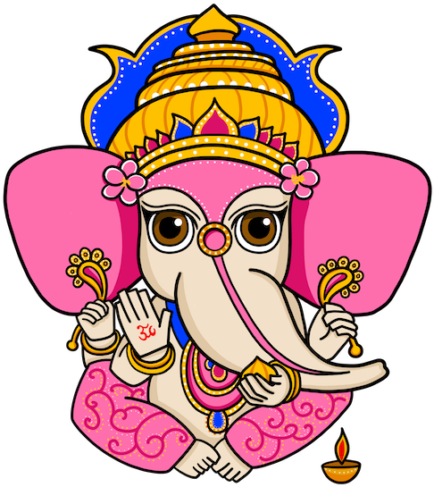 Ganesha - Baby Ganesh Transparent (600x600)