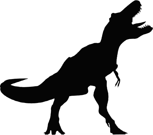 T Rex Silhouette Png (511x451)