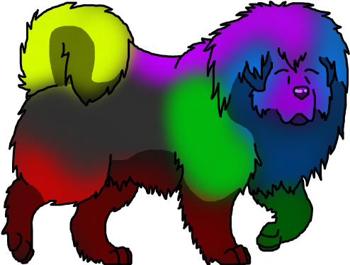 Select All - Drawing A Tibetan Mastiff (500x375)