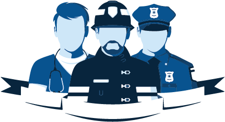 Support For First Responders - First Responders Clipart Police (501x291)