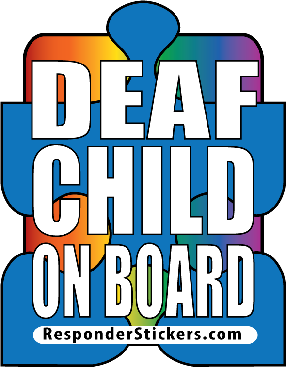 Deaf Child Sticker - Deaf Child Sticker (612x792)
