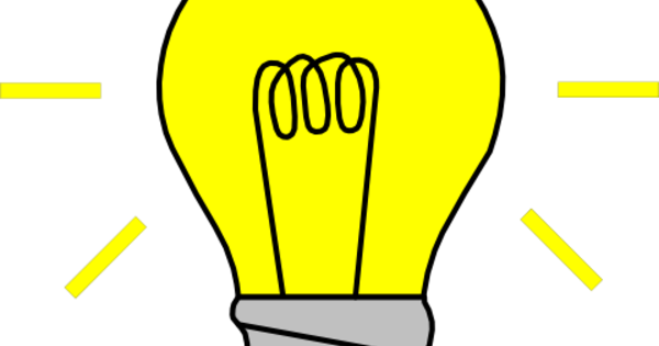 Light Bulb Off Clipart (600x315)