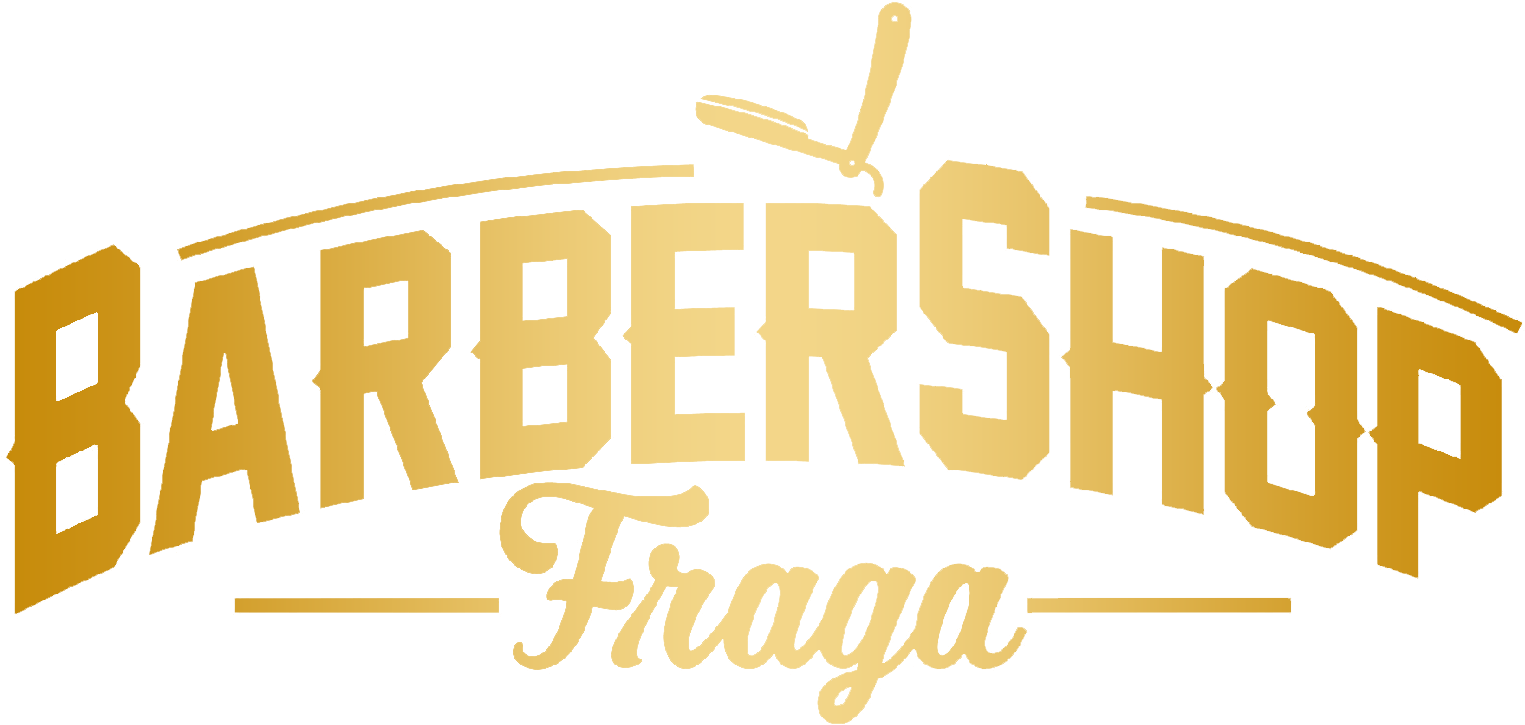 Logo - Gold Barber Png (1600x787)