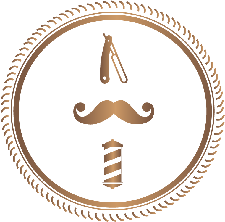 The Barberos Barbershop Logo - Illustration (800x800)