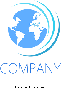 Creative Company Logo, Blue, Earth, Company Logo Png - World Map (360x360)