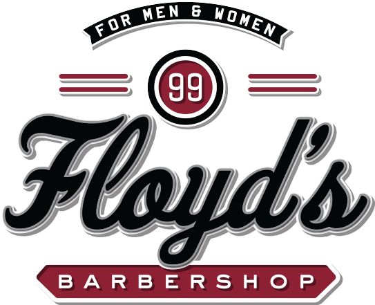 Floyd's 99 Barbershop - Floyds Barber Shop Logo Png (543x441)