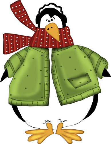 Penguin Penguin Clipart, Snowman Clipart, Winter Clipart, - Clip Art (387x500)