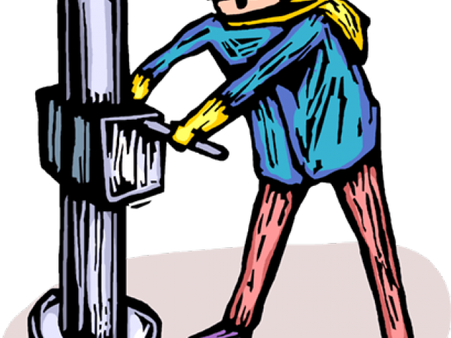 Oil Rig Clipart Oil Man - Illustration (640x480)