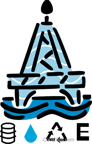Offshore Drilling Platforms Royalty Free Vector Clip - Offshore Drilling Platforms Royalty Free Vector Clip (306x480)