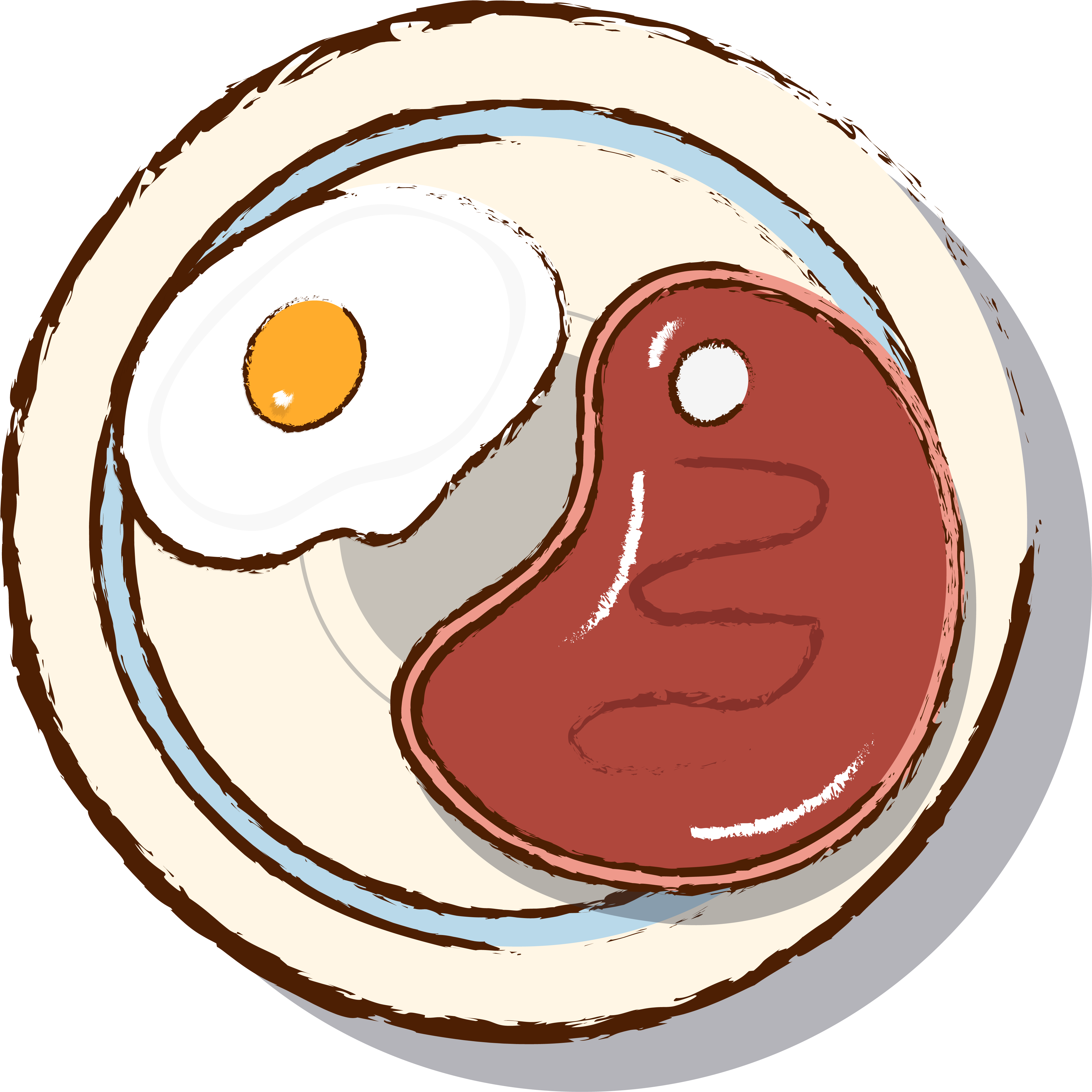 Steak Food Gourmet Eggs Png And Vector Image - Steak Food Gourmet Eggs Png And Vector Image (8334x8334)
