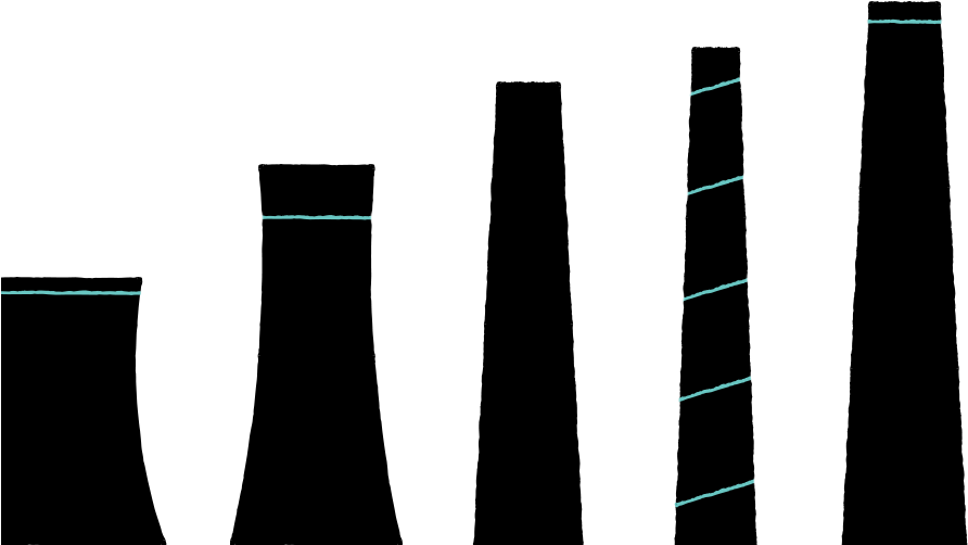 In 1969, Fewer Than A Dozen Smokestacks In The Us Were - Types Of Smoke Stacks (928x994)