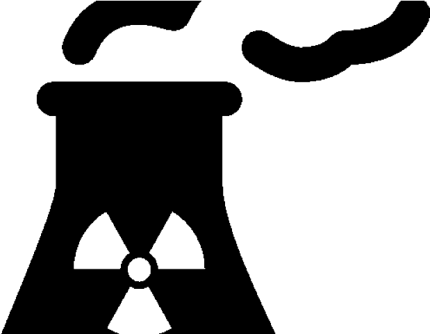 Industrial Clipart Coal Plant - Nuclear Power Plant Icon (640x480)