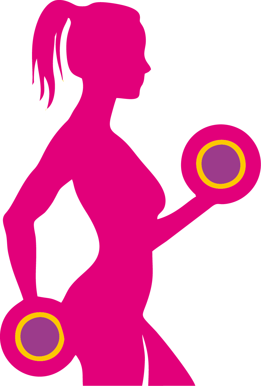 Lifting Weights Helps To Build Strong Bones, Increase - Silhueta De Mulher Fitness (872x1288)